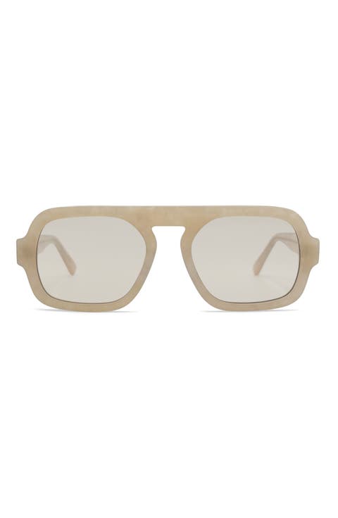 55mm Rhiannon Aviator Sunglasses