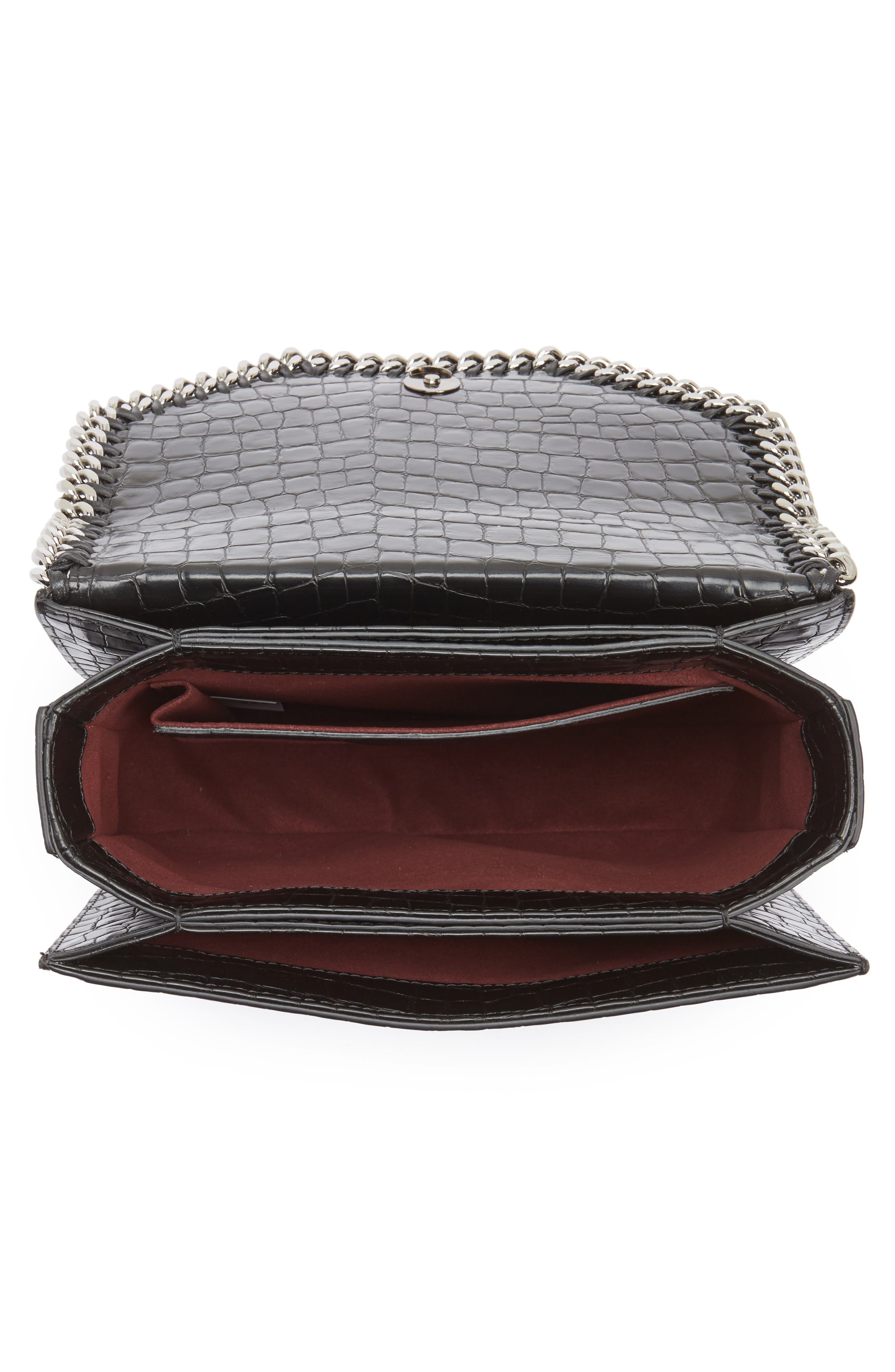 Stella McCartney Falabella Box Faux Leather Shoulder Bag, Alternate, color, 