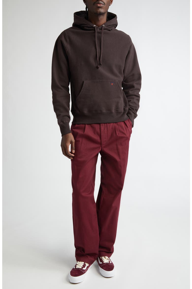 Classic Cotton Hoodie, Alternate, color, DARK BROWN