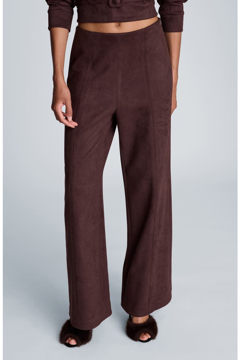 Hollywood High Waist Wide Leg Pants, Main, color, MEDIUM BARK