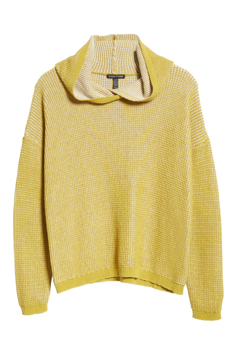 Organic Cotton Blend Hooded Sweater, Alternate, color, HAZE