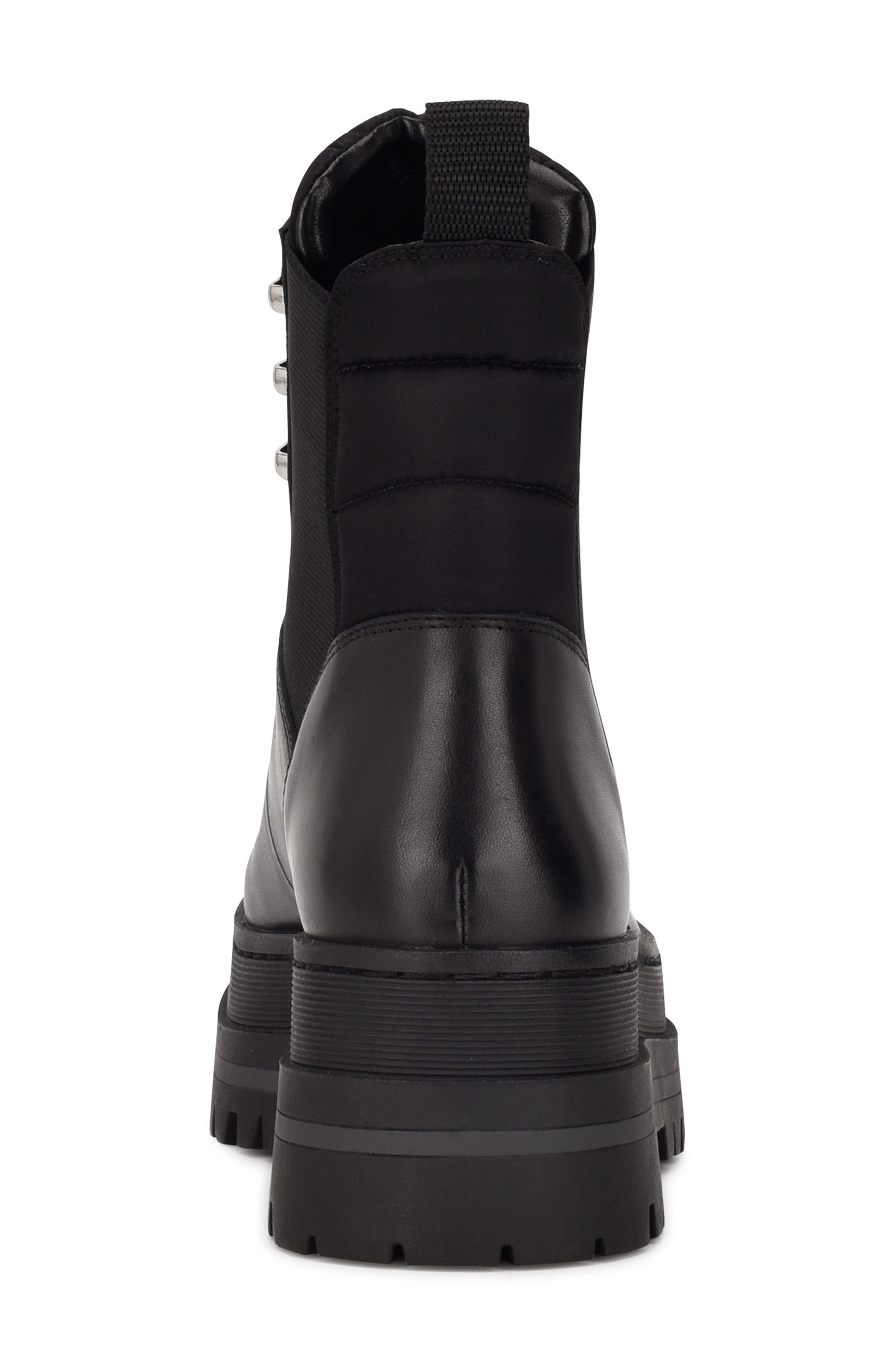 Marc Fisher LTD Plune Lace-Up Lug Sole Bootie, Alternate, color, 