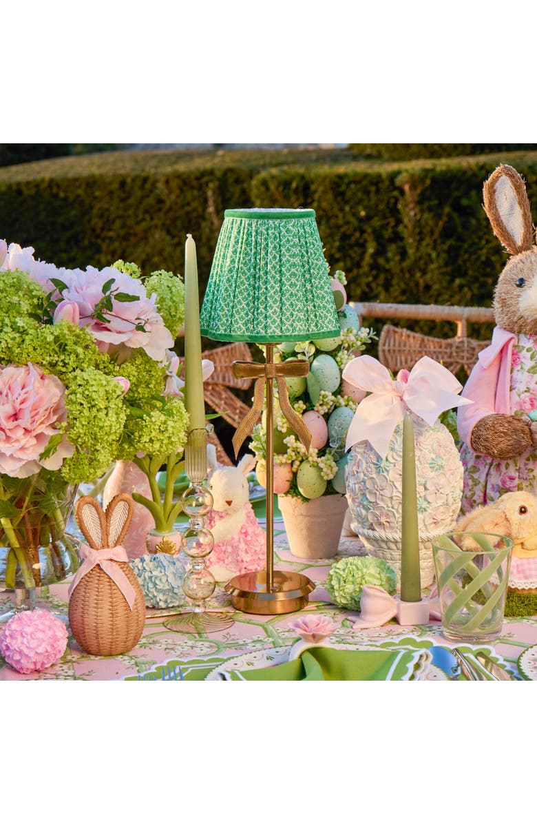 Mrs. Alice Lotus Lampshade, Alternate, color, Green