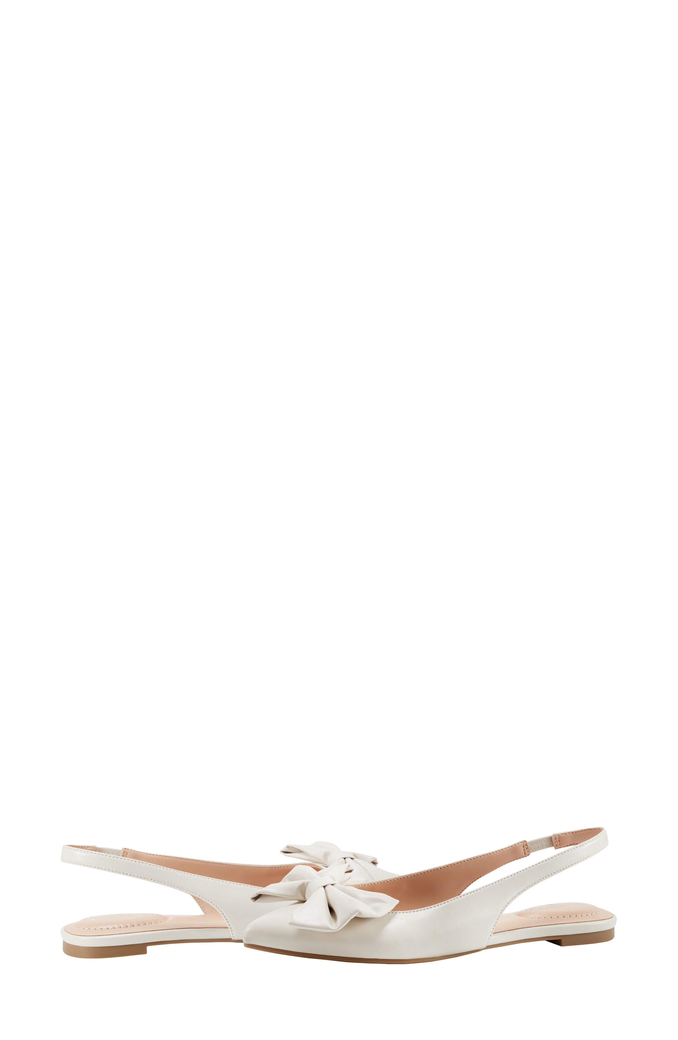 Bandolino Simona Slingback Flat, Alternate, color, Ivory