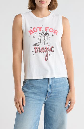 Mother The Strong And Silent Type Hot For Magic T-shirt In White - Size X-large In White
