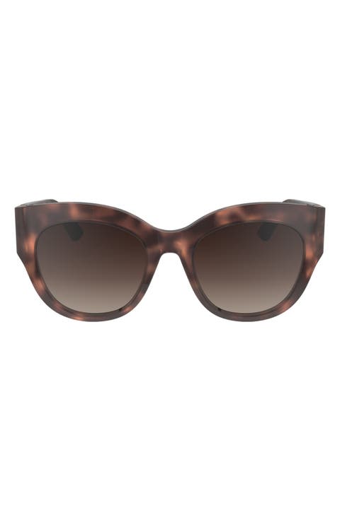 55mm Gradient Butterfly Sunglasses