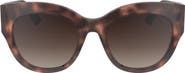 Longchamp 55mm Gradient Butterfly Sunglasses