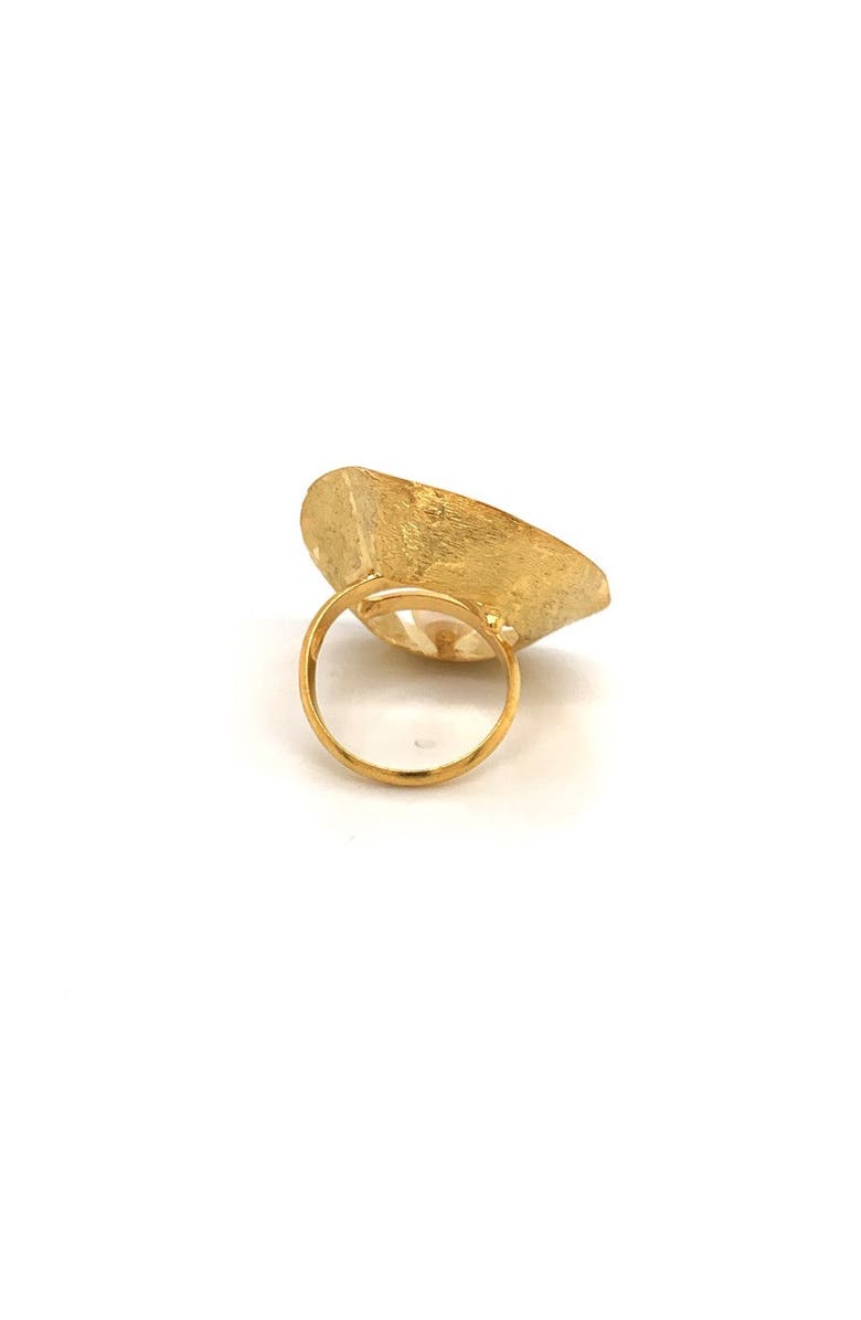 Esin Akan Sea & Moon Medium Ring, Sterling Silver with Gold Plate, Alternate, color, Gold Plated