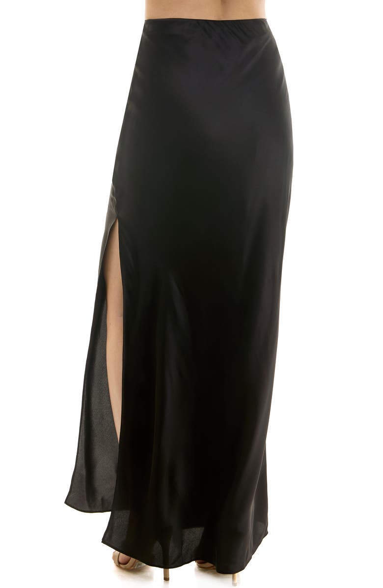 Urban Social Bias Cut Maxi Skirt, Alternate, color,
