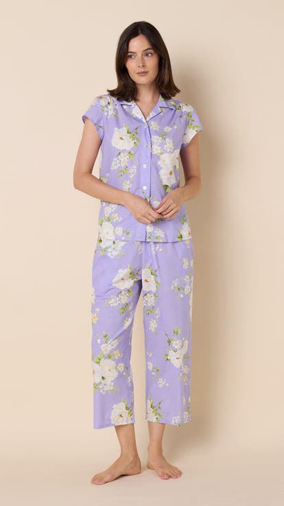 Luxe Pima Capri Floral Set