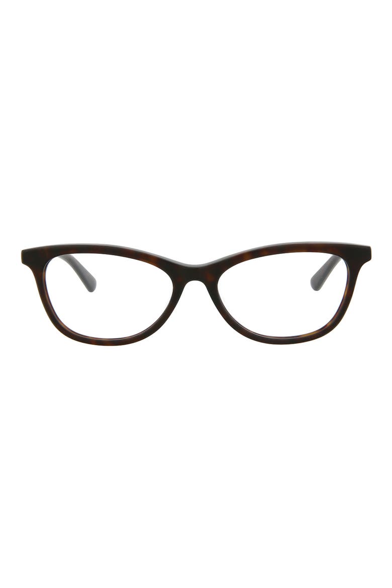 50mm Core Oval Optical Glasses, Main, color, AVANA AVANA TRANSPARENT