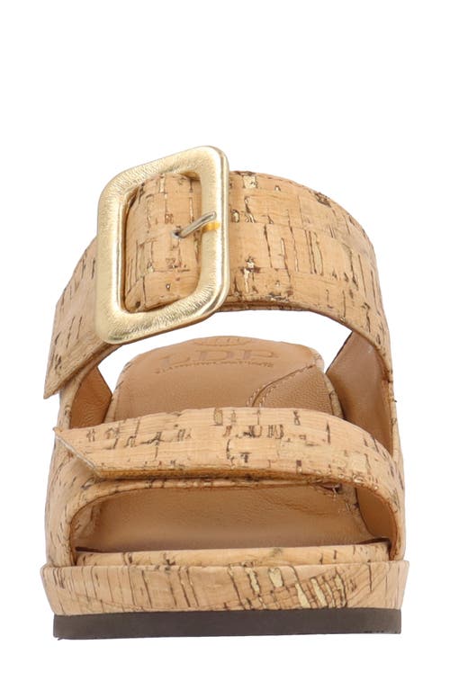 L'amour Des Pieds Minetta Sandal In Natural/gold