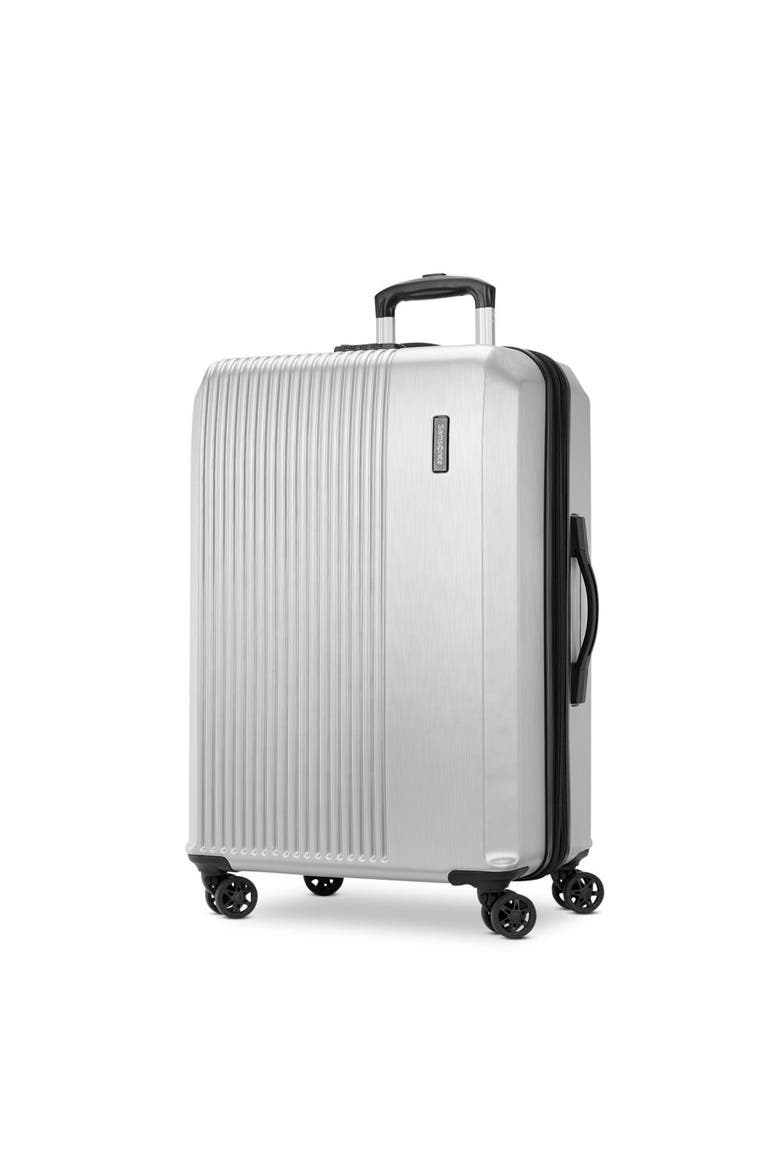 Alliance SE Hardside (20"/24"/28") 3 Piece Spinner Luggage Set, Alternate, color, Aluminum Silver