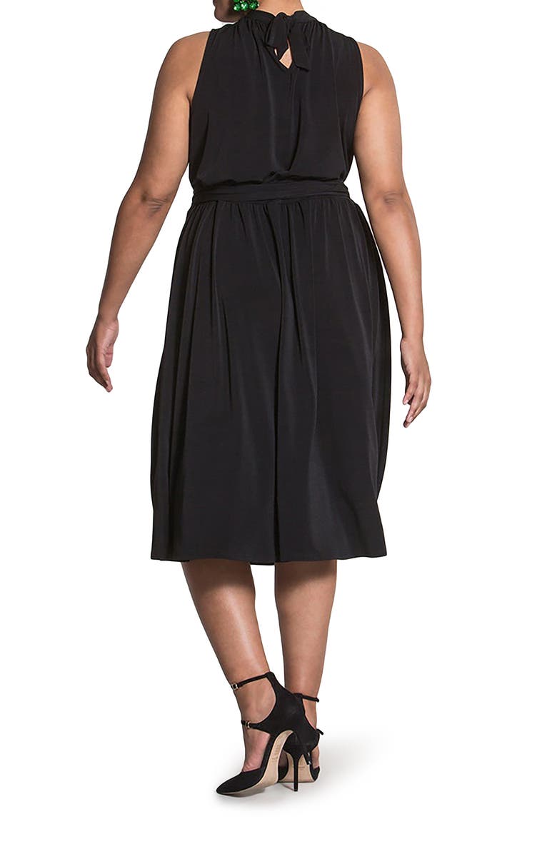 Leota Mindy Tie Waist Midi Dress, Alternate, color, 