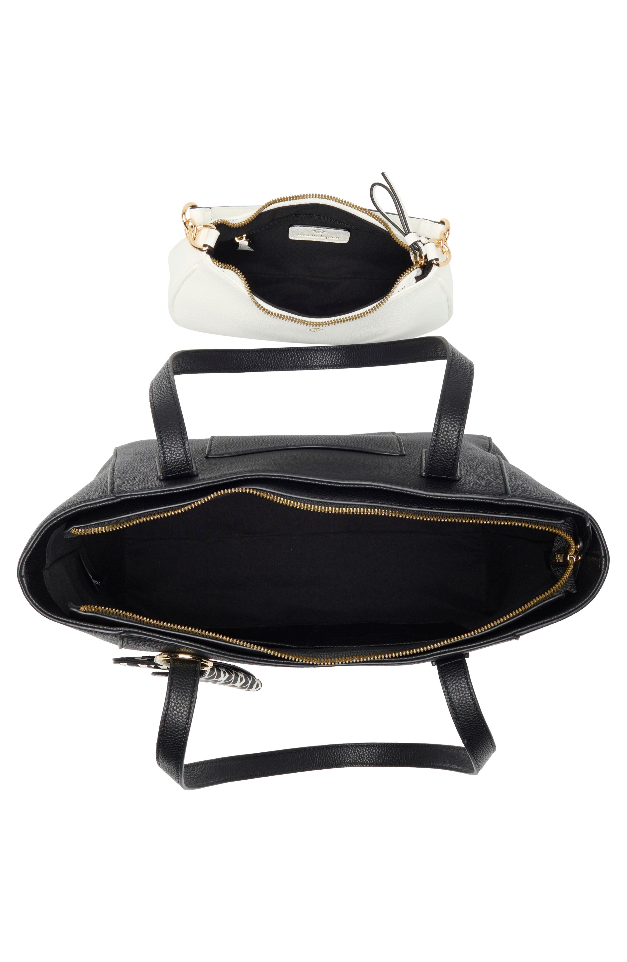 Nanette Lepore Three Piece Tote, Baguette & Card Wallet Set, Alternate, color, 