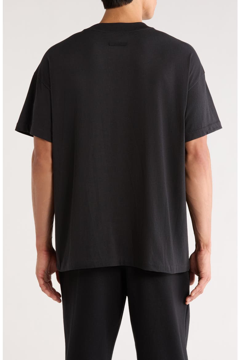 Essential Cotton Blend T-Shirt, Alternate, color, VINTAGE BLACK