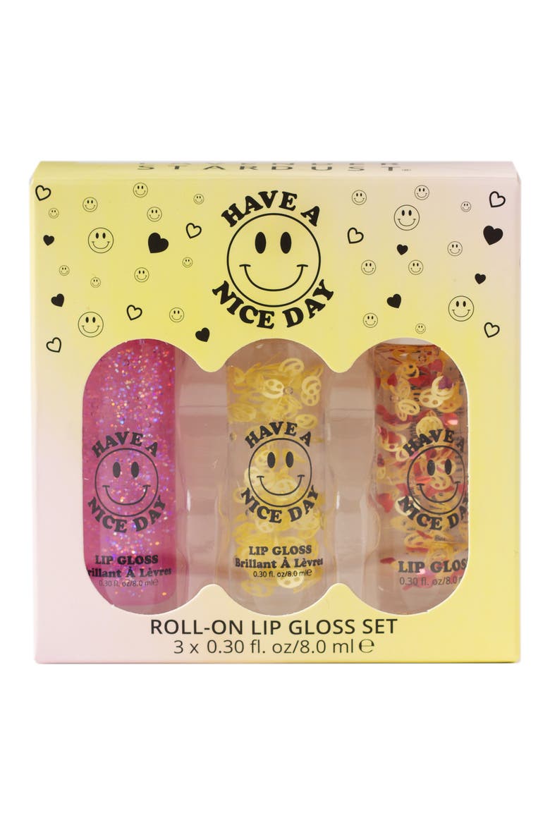 Have A Nice Day Roll-On Lip Gloss Set $16 Value, Alternate, color, MULTI
