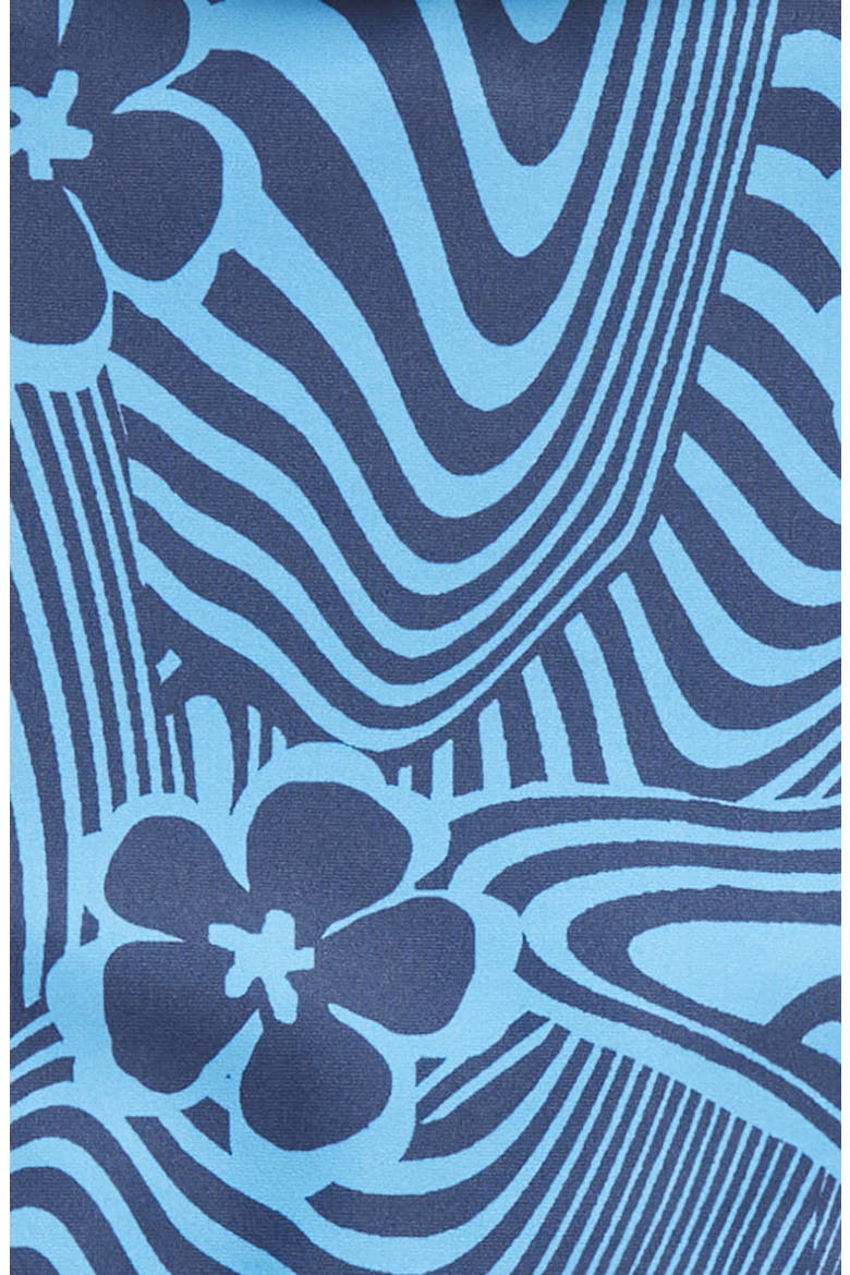 Kids' Just Breathe Reversible Two-Piece Swimsuit, Alternate, color, BLUE LAPIS PSYCHEDELIC DAISY