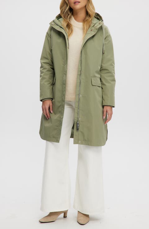 Mid Length Rain Coat
