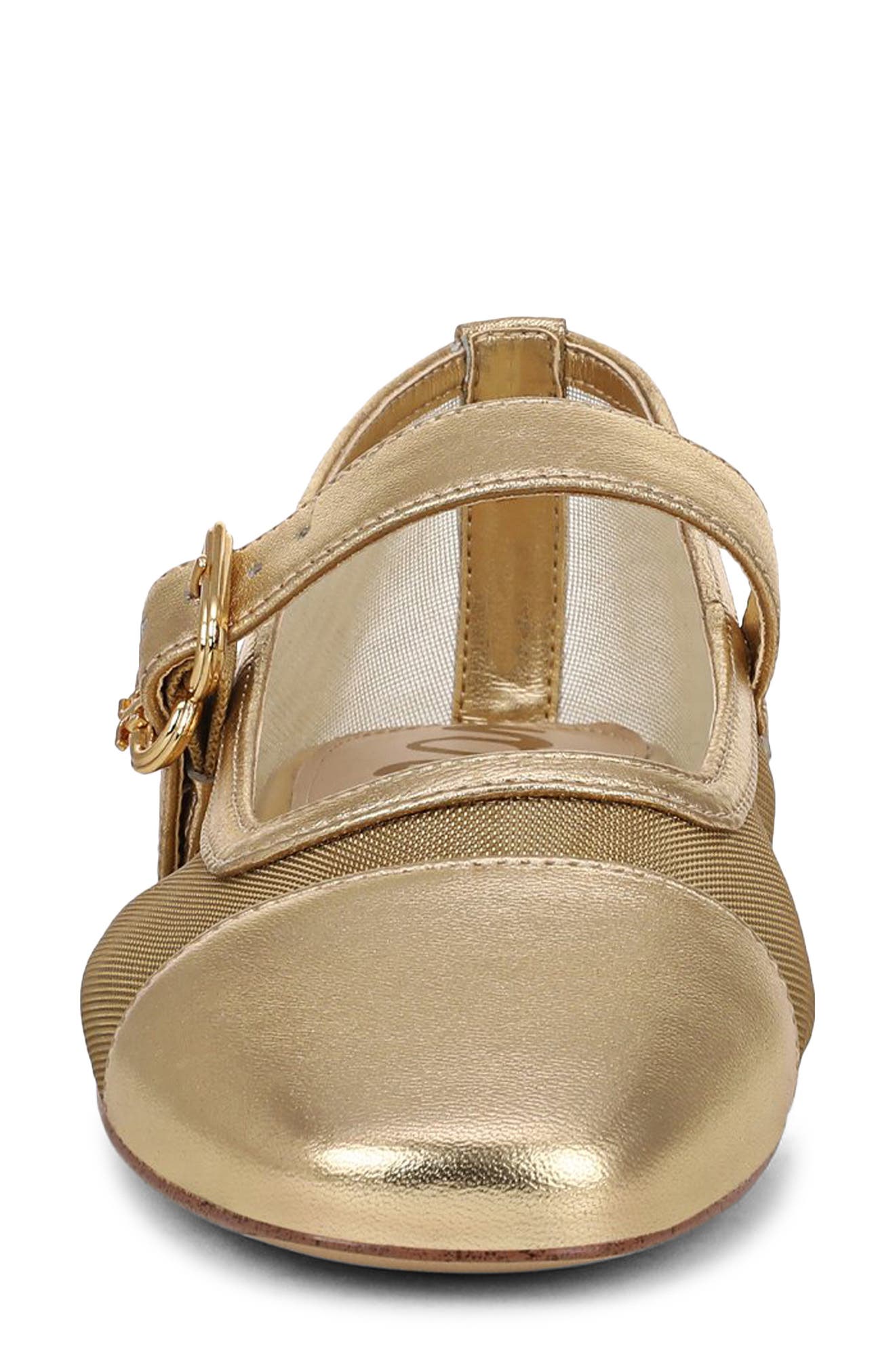 Miranda Mary Jane Flat, Alternate, color, AMBER GOLD