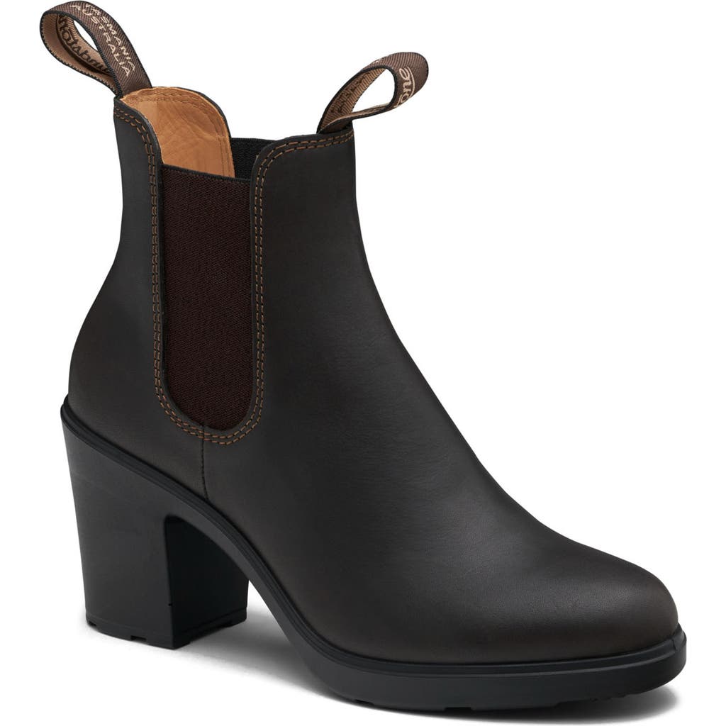Blundstone Footwear Block Heel Chelsea Boot In Black