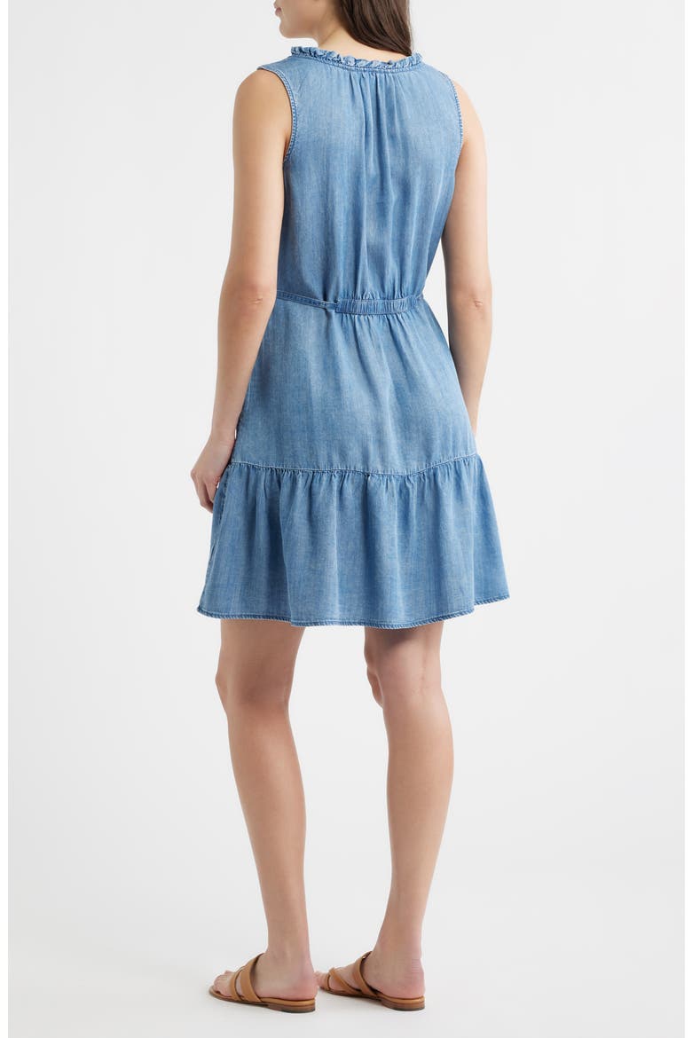 Zendaya Sleeveless Dress, Alternate, color, MEDIUM WASH