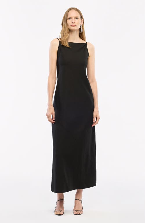 Shop Another Tomorrow Square Neck Slip Dress In Off White