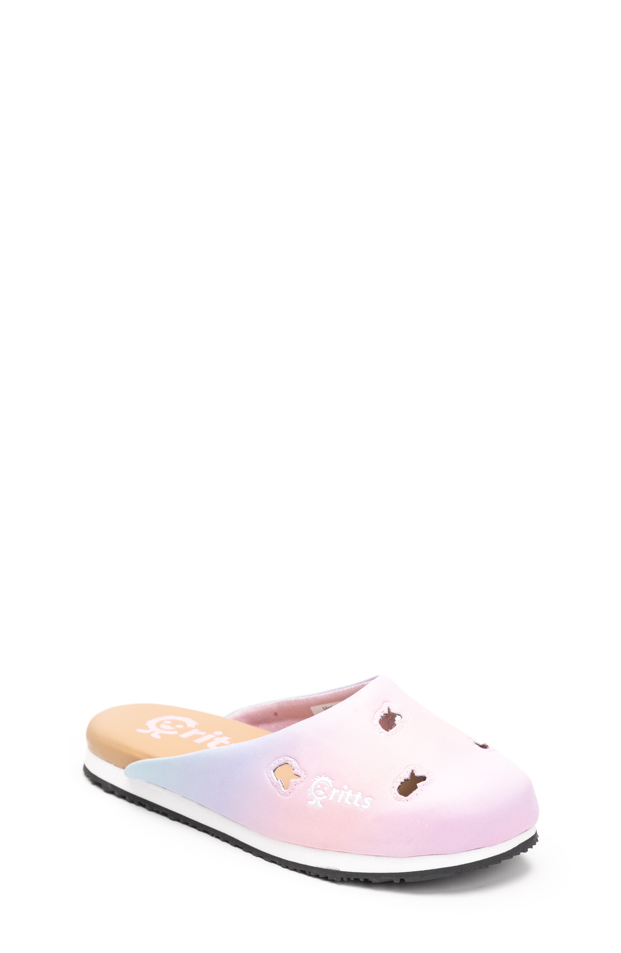 Flip Critts Clog, Main, color, RAINBOW UNICORNS