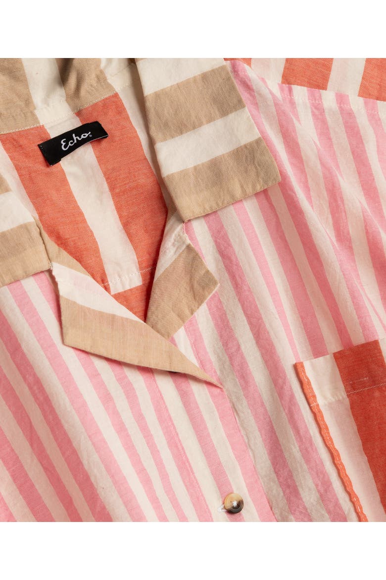 Cassis Camp Shirt, Alternate, color, Beach Pink