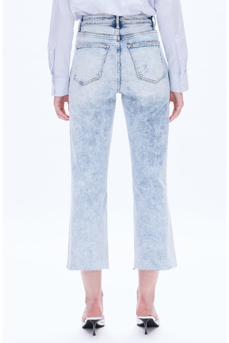High Waist Distressed Straight Leg Jeans, Alternate, color, PARADISE