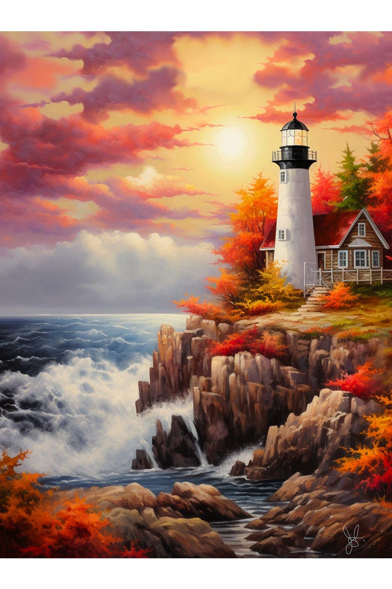 Paradise on the Cliff 1000 piece Jigsaw Puzzle for Adults, Alternate, color, Multicolor