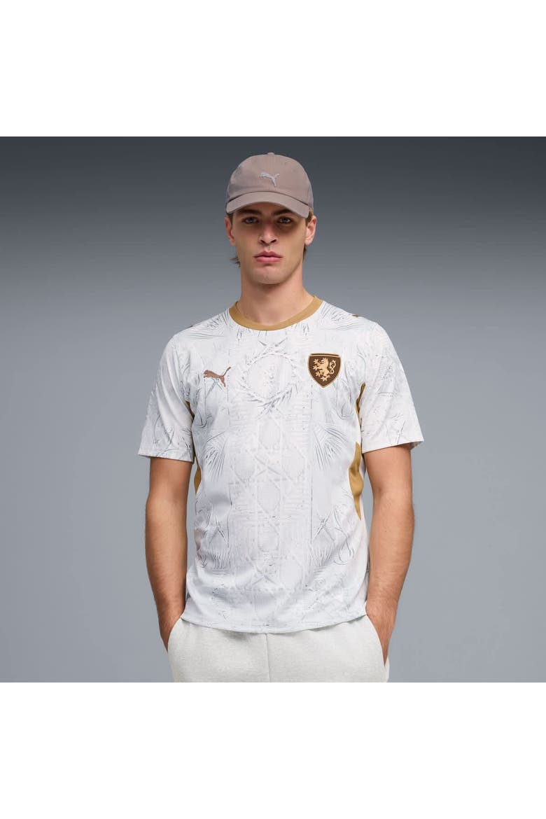 Men's Puma White Czech Republic National Team 2026 Away Replica