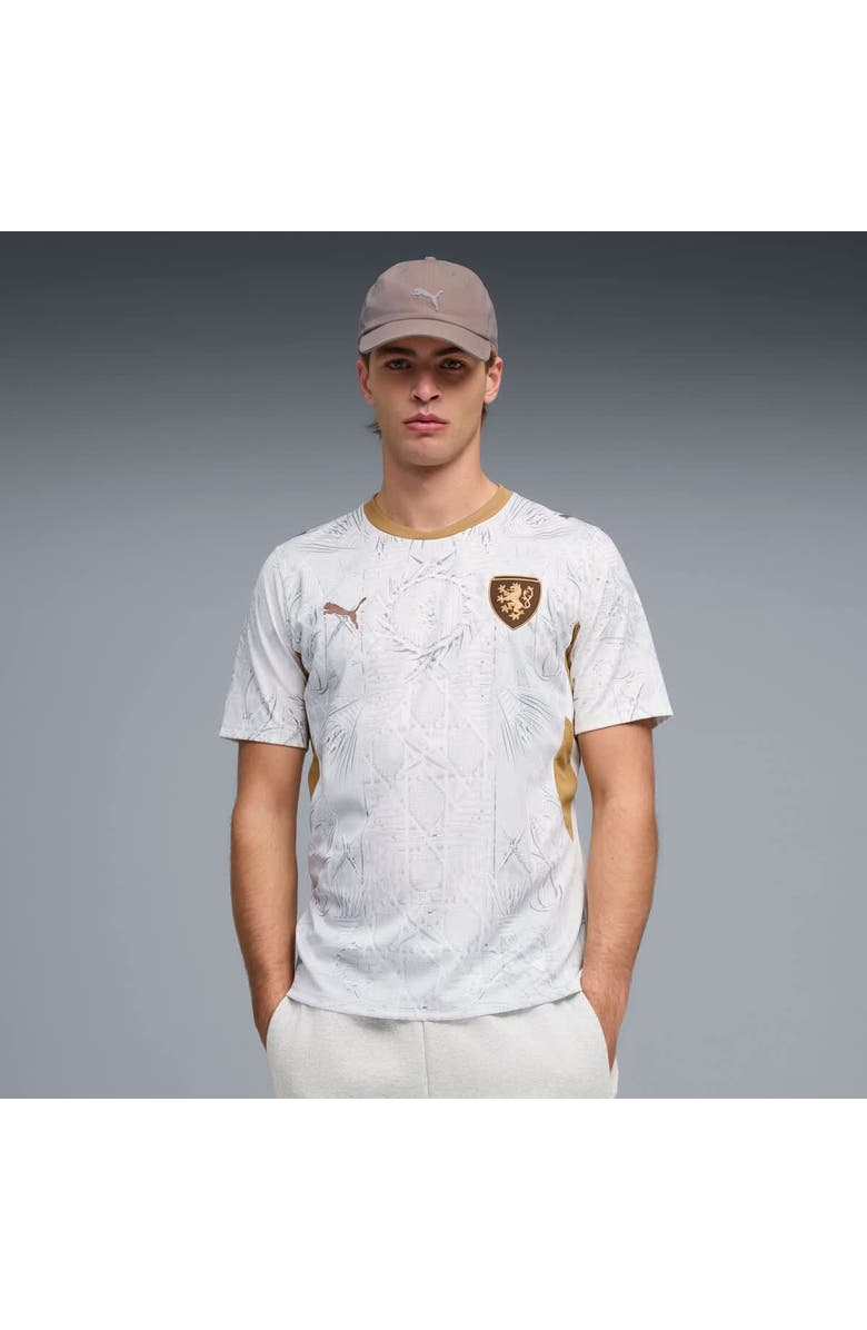 PUMA Men's Puma  White Czech Republic National Team 2026 Away Replica Jersey, Main, color, White