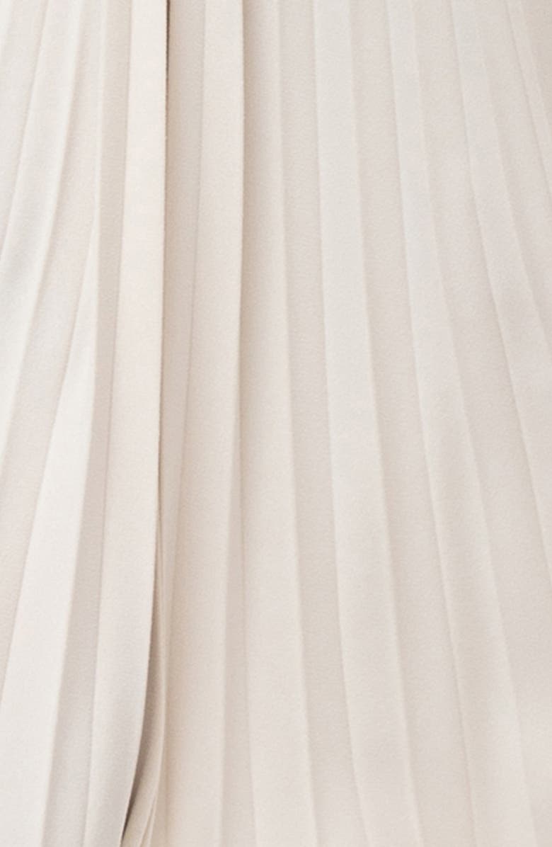 PIETRO BRUNELLI MATERNITY Pleated Midi Maternity Skirt, Alternate, color, Natural