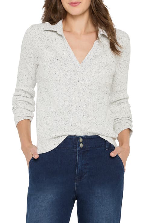 Long Sleeve Rib Polo