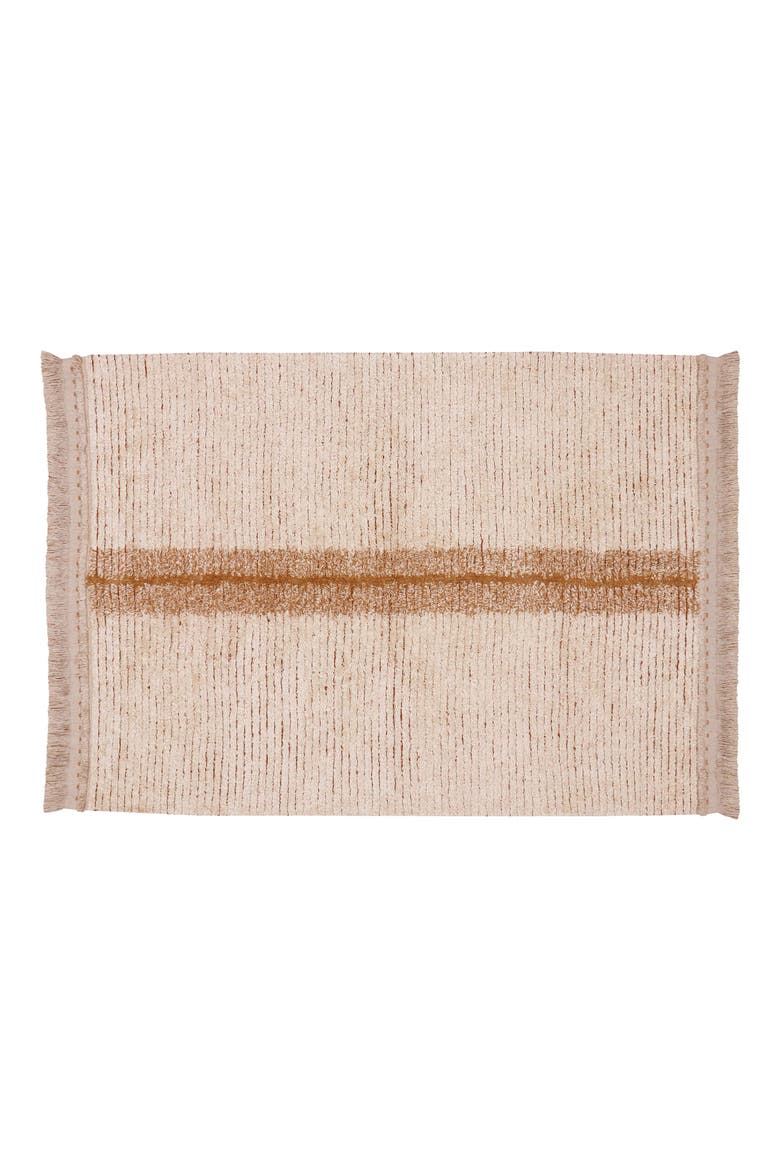 Reversible Washable Recycled Cotton Blend Rug, Alternate, color, TOFFEE NATURAL LINEN
