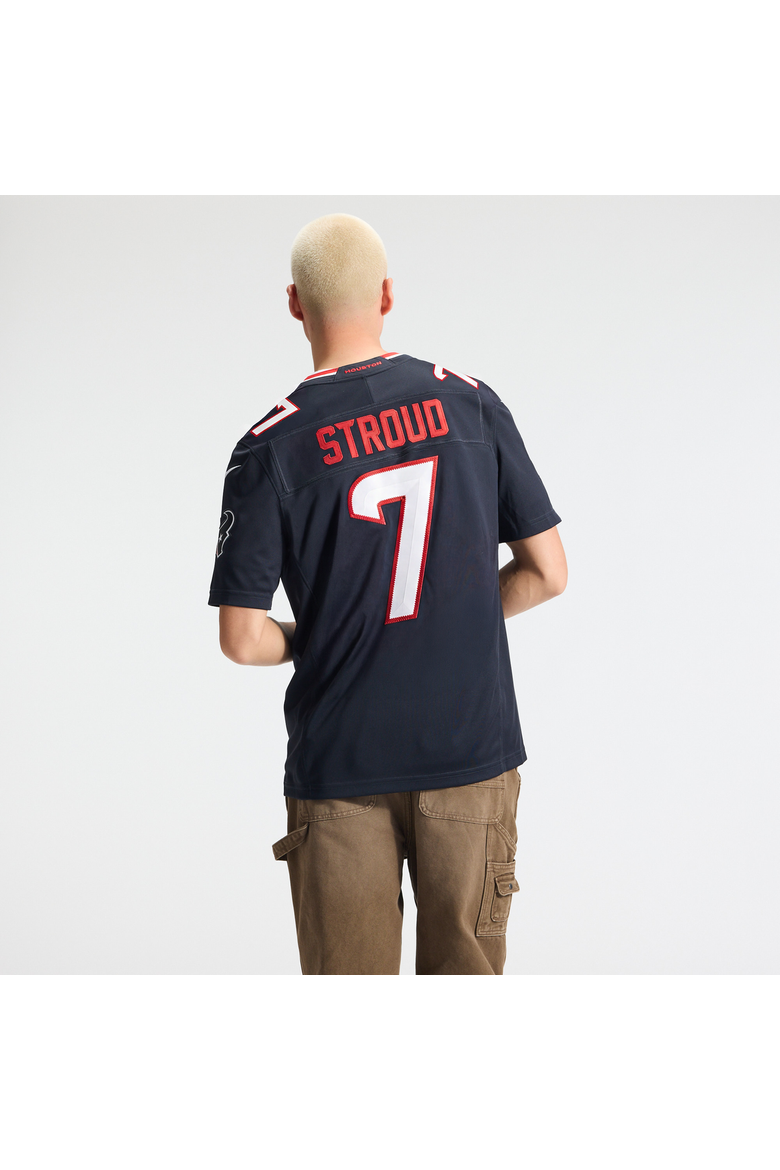 Men's Nike C.J. Stroud Navy Houston Texans Team Vapor F.U.S.E. Stitched Limited Jersey, Alternate, color, Navy