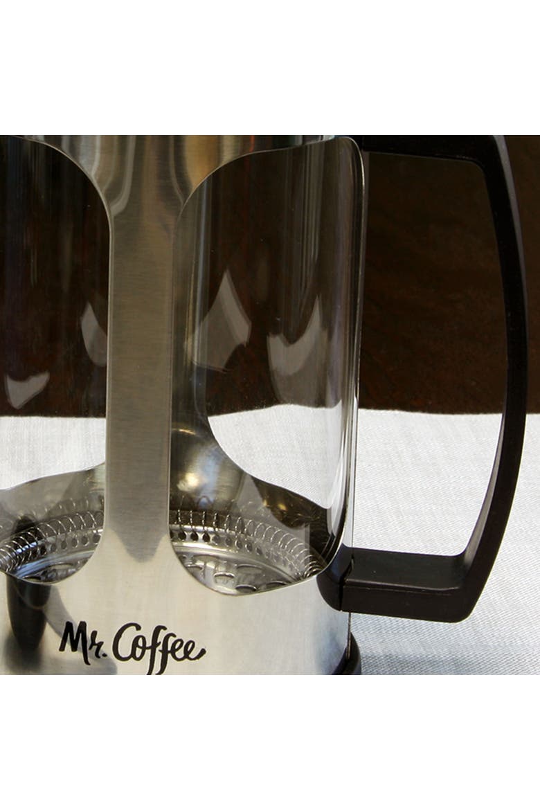 Daily Brew 1.2 Quart Coffee Press, Alternate, color, Silver