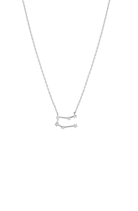 14k Gold Constellation Zodiac Necklace, 12 Zodiac Constellation Holiday Gift Idea
