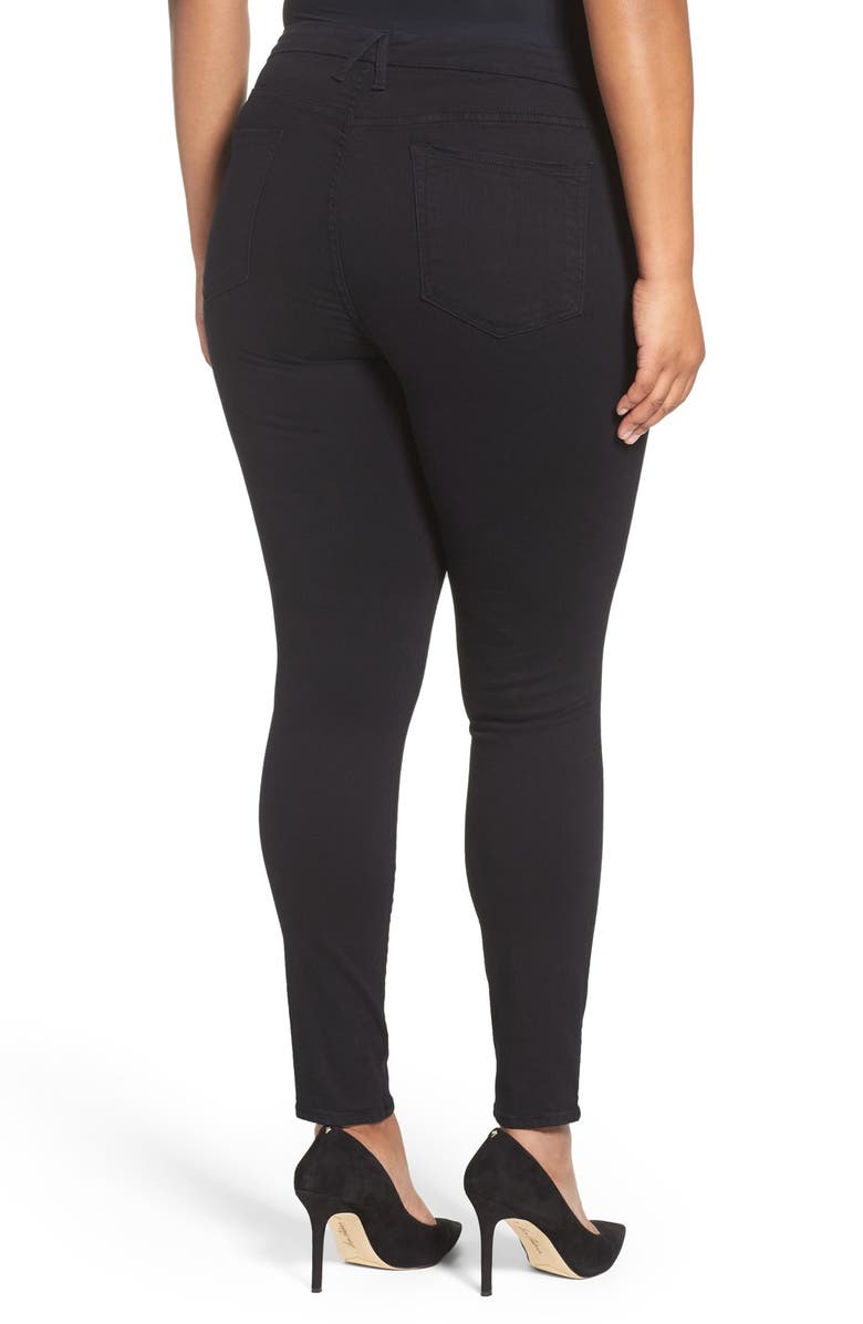 Good American Good Legs High Rise Ripped Skinny Jeans, Alternate, color, 