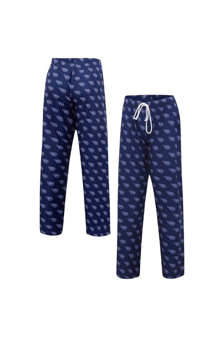 Women's Concepts Sport Navy Tennessee Titans Gauge Allover Print Sleep Pants, Main, color, Navy