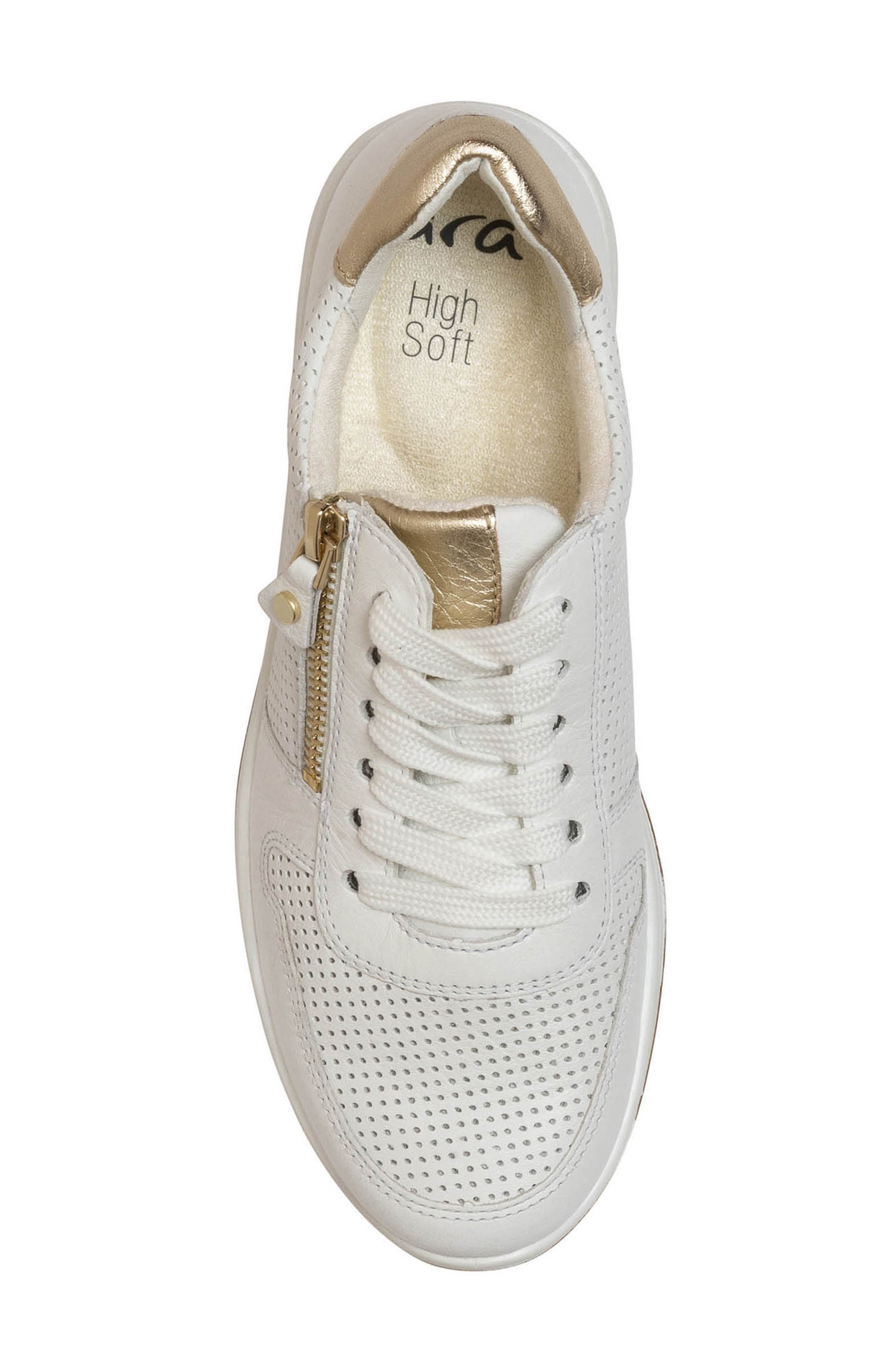 ara Opal Lace-Up Sneaker, Alternate, color, White