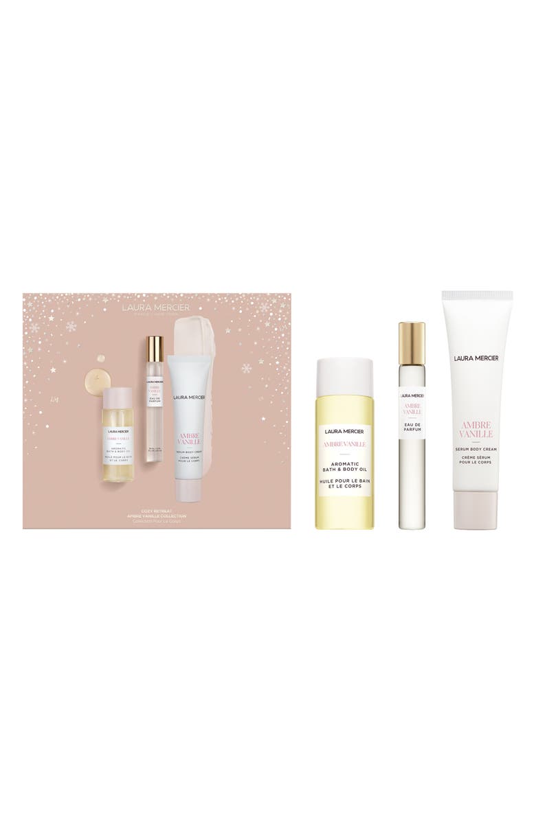 Laura Mercier Cozy Retreat Ambre Vanille Collection Set (Limited Edition) $54 Value, Main, color,