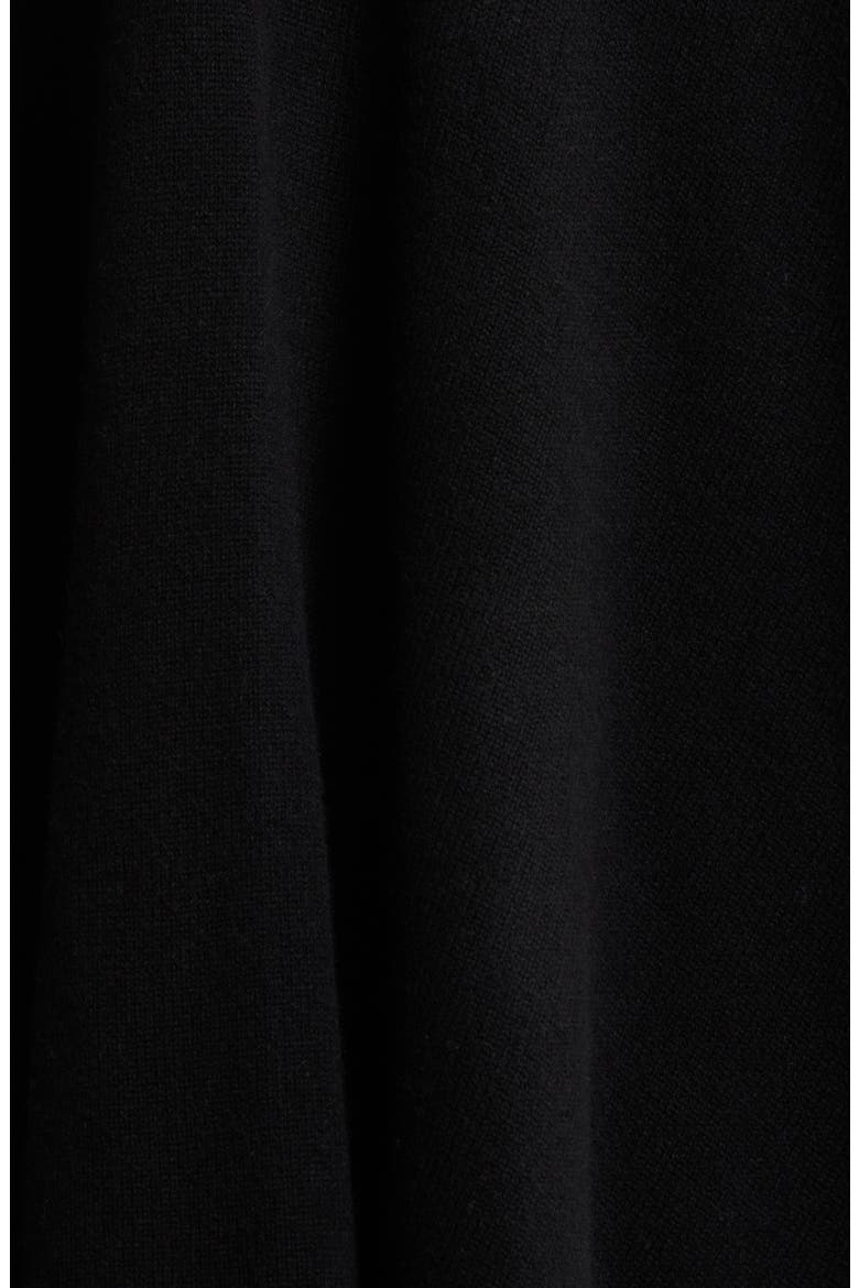 Wool & Cashmere Ruana, Alternate, color, BLACK