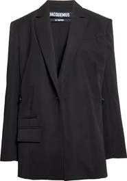 Jacquemus Tibau Cross Button Virgin Wool Jacket