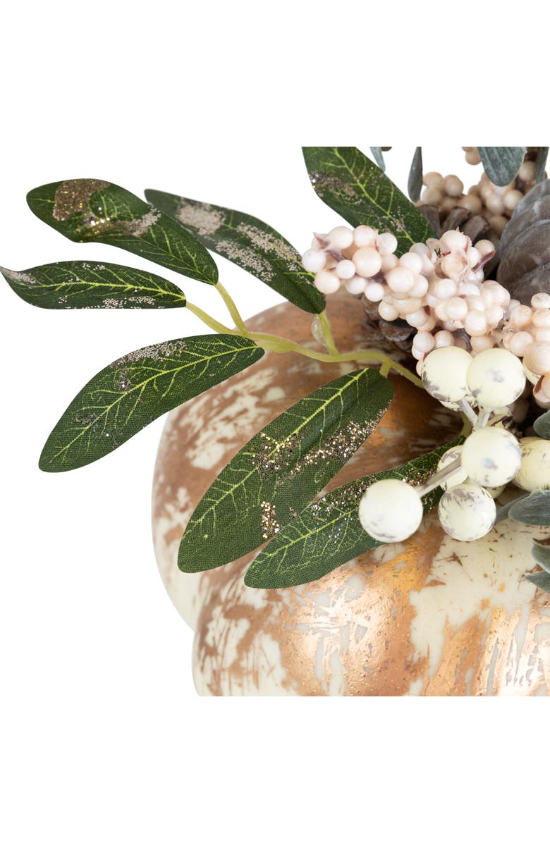 Northlight Mini Pumpkins and Berries Glittered Fall Harvest Decoration - 9", Alternate, color, 