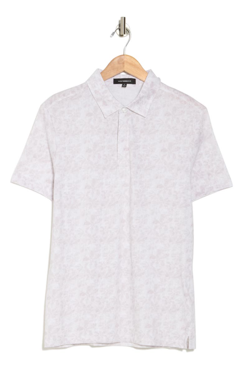 WESTZEROONE Fionn Cotton Polo, Alternate, color, Lavender