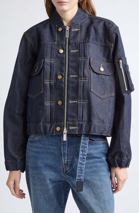 Denim Bomber Jacket