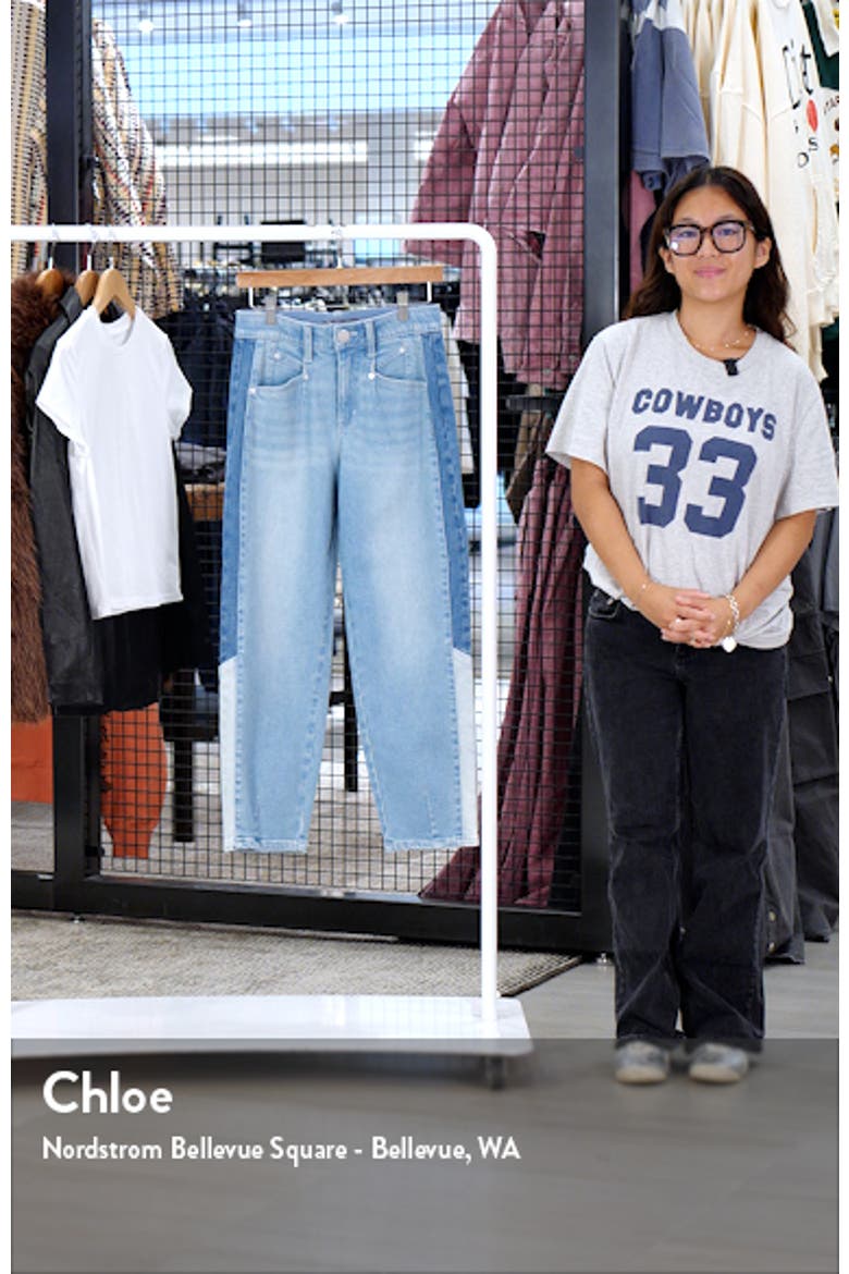 'Ab'Solution Skyrise High Waist Ankle Straight Leg Jeans video