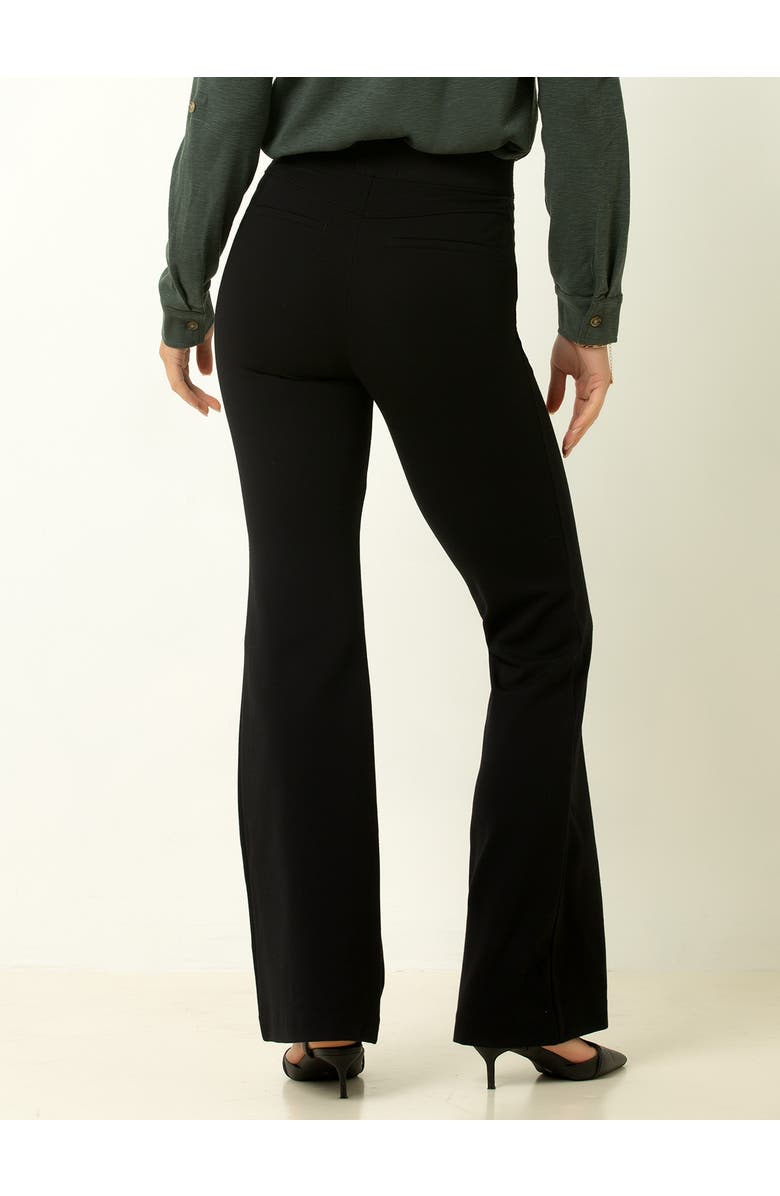 Single Stitch Shaping High Rise Flare Pant, Alternate, color, Black